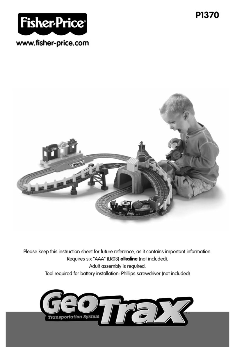 Fisher-Price GEOTRAX P1370 User manual