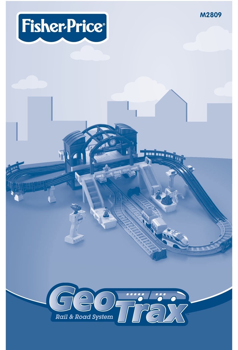 Fisher-Price GEOTRAX M2809 user manual