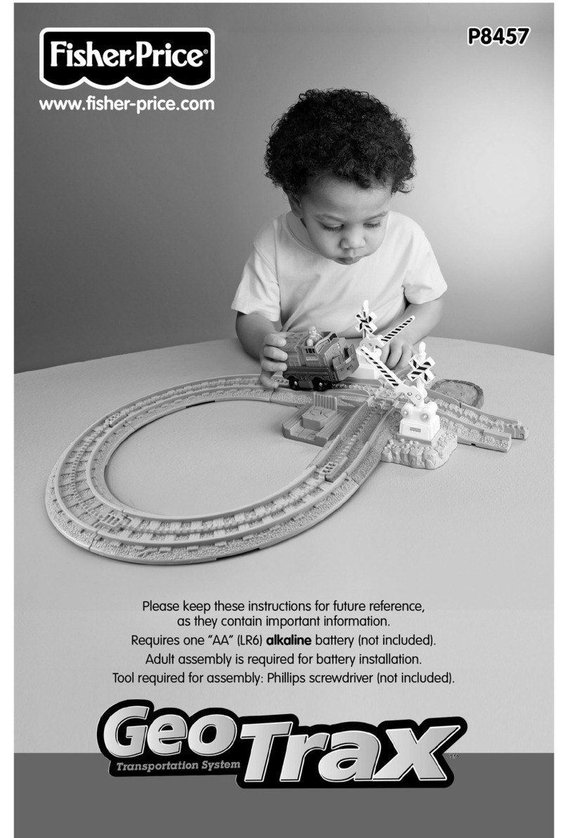 Fisher-Price GEOTRAX P8457 user manual