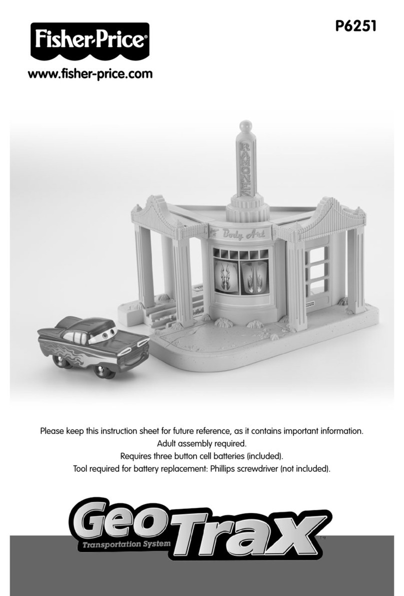Fisher-Price GEOTRAX P6251 user manual