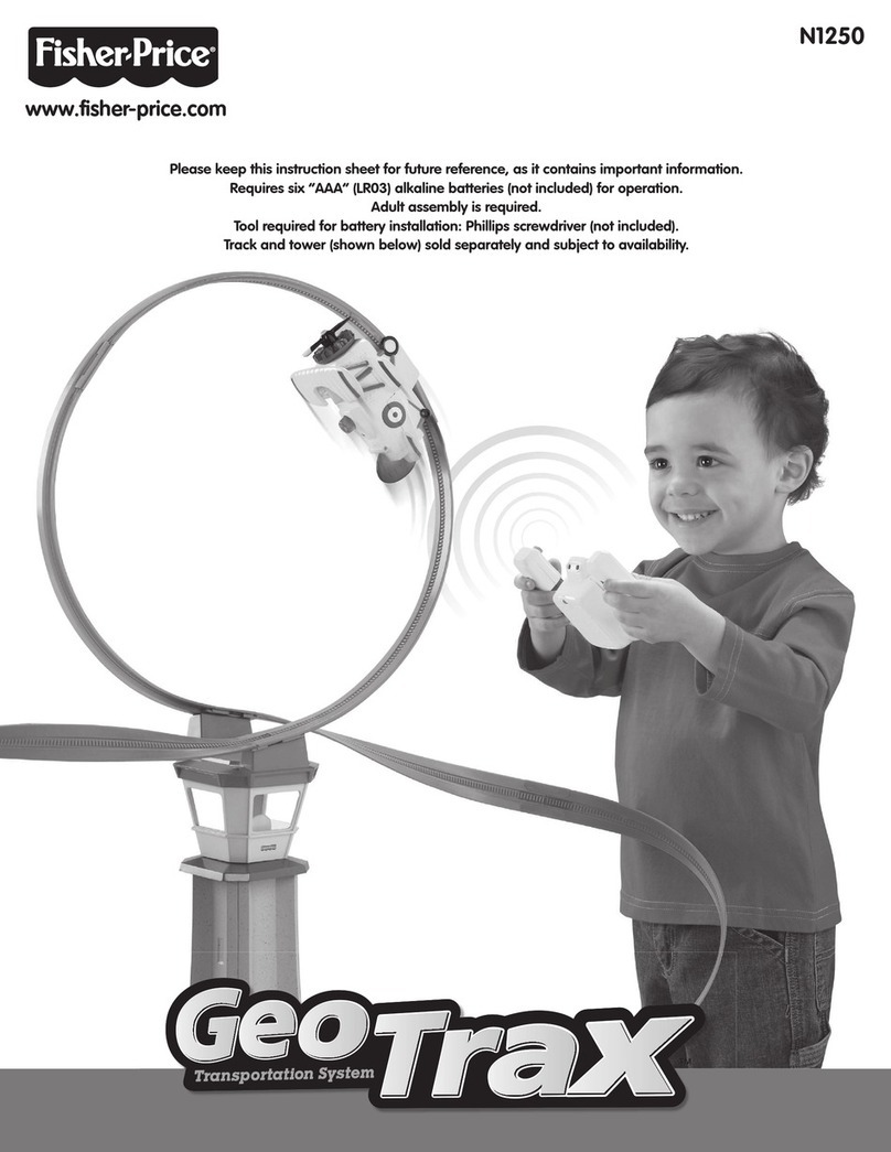 Fisher-Price GEOTRAX N1250 user manual Fisher-Price GEOTRAX N1250 user manual