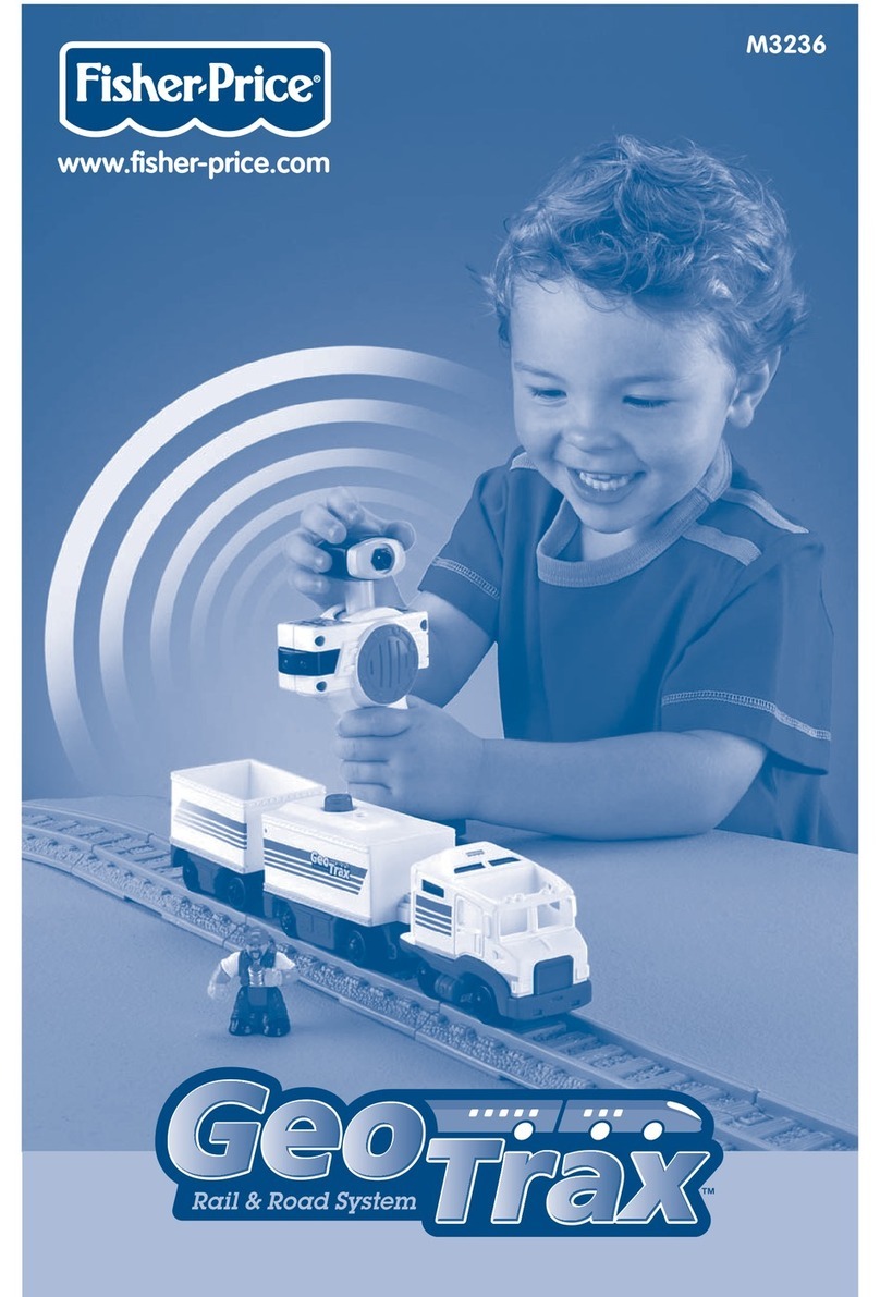 Fisher-Price GEOTRAX M3236 User manual
