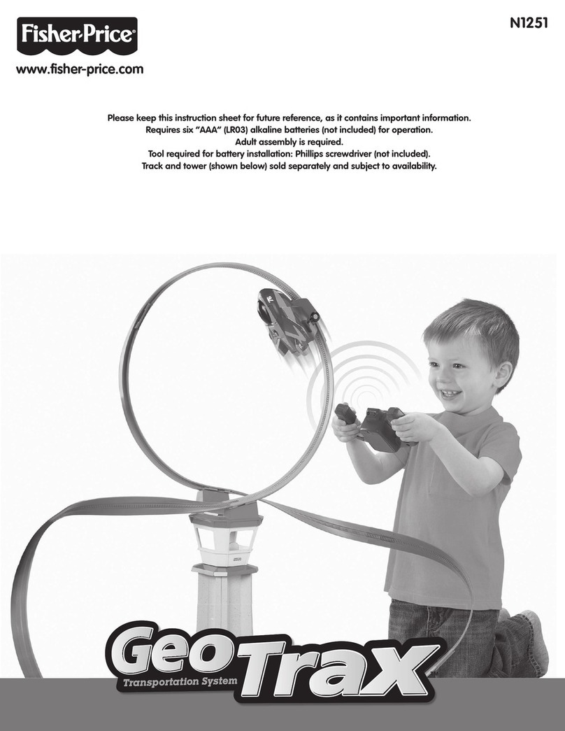 Fisher-Price GEOTRAX N1251 User manual Fisher-Price GEOTRAX N1251 User manual