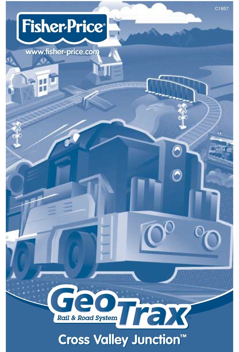 Fisher-Price GEOTRAX C1857 user manual