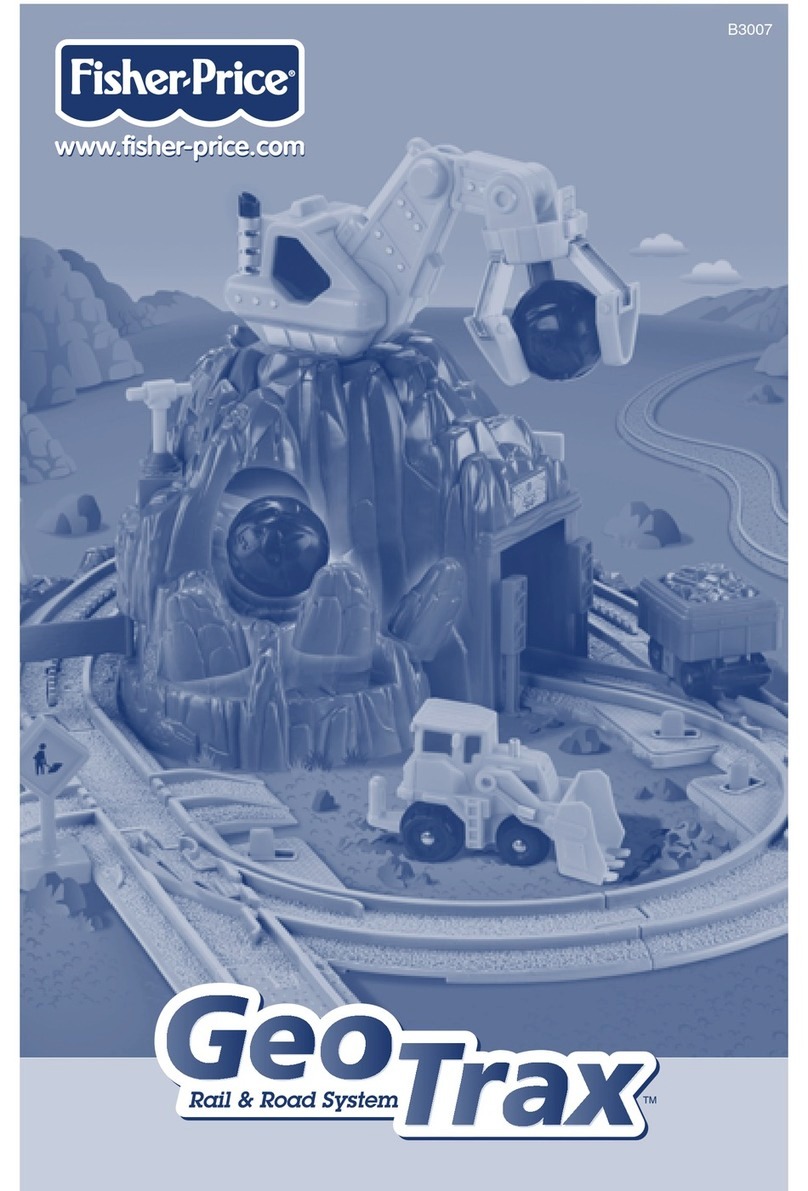 Fisher-Price GEOTRAX B3007 user manual