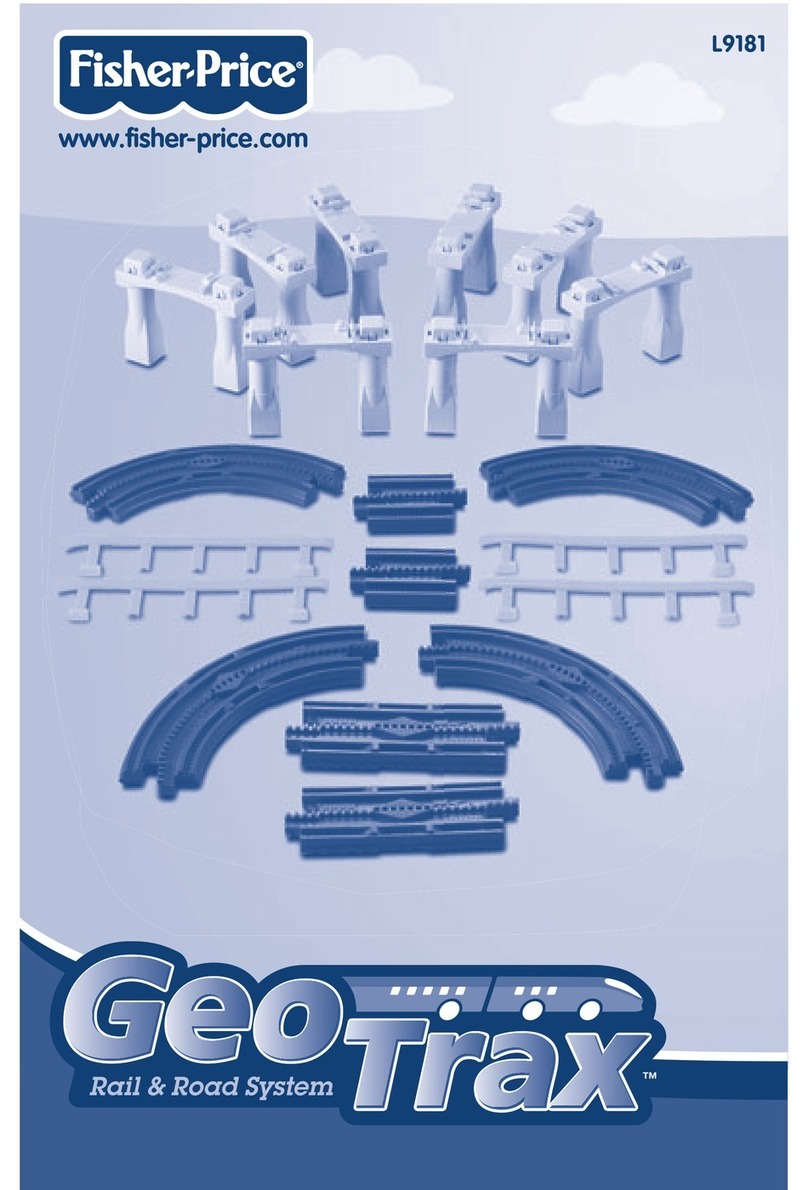 Fisher-Price GEO-TRAX RAIL & ROAD SYSTEM L9181 User manual