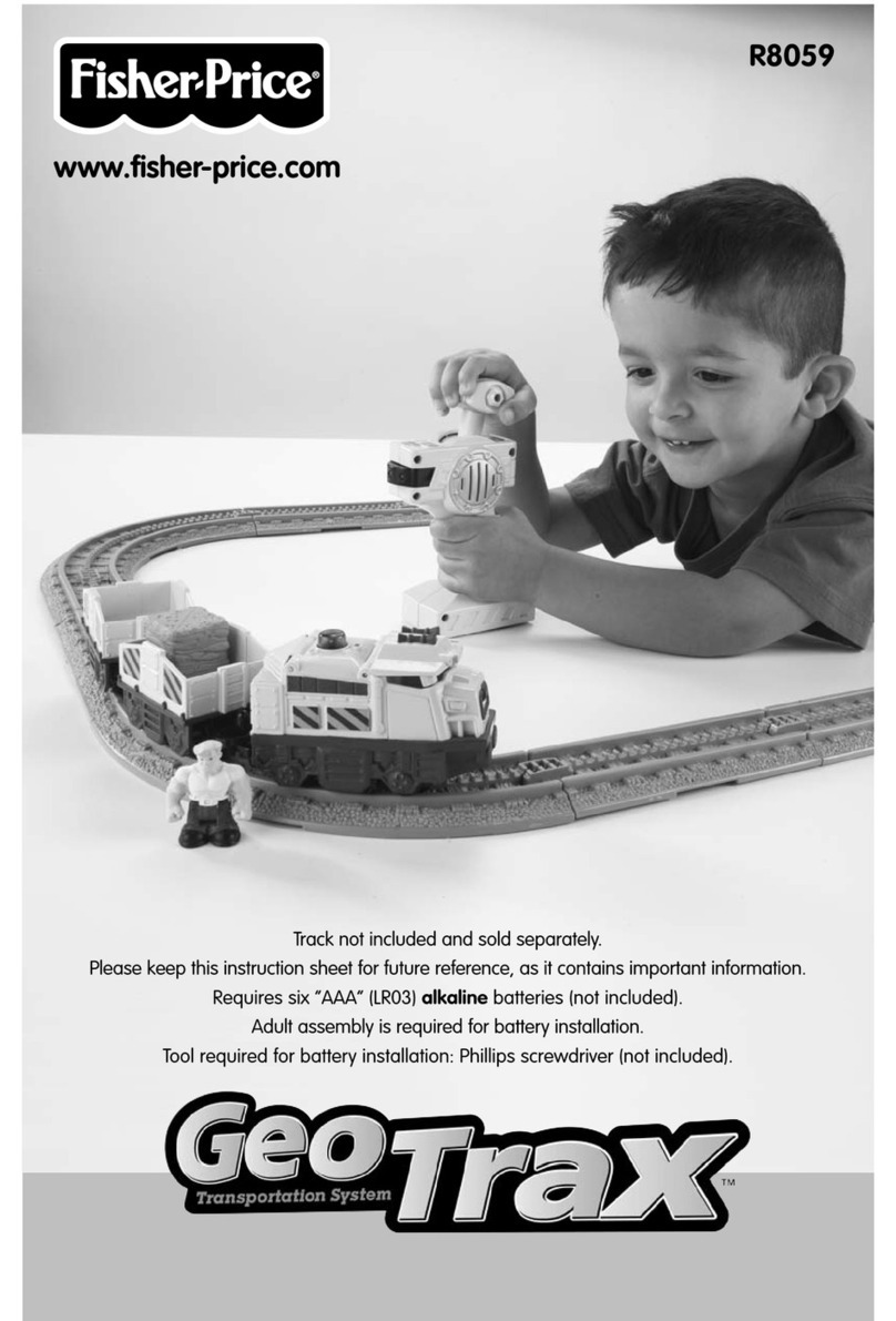 Fisher-Price GEO TRAX R8059 User manual Fisher-Price GEO TRAX R8059 User manual