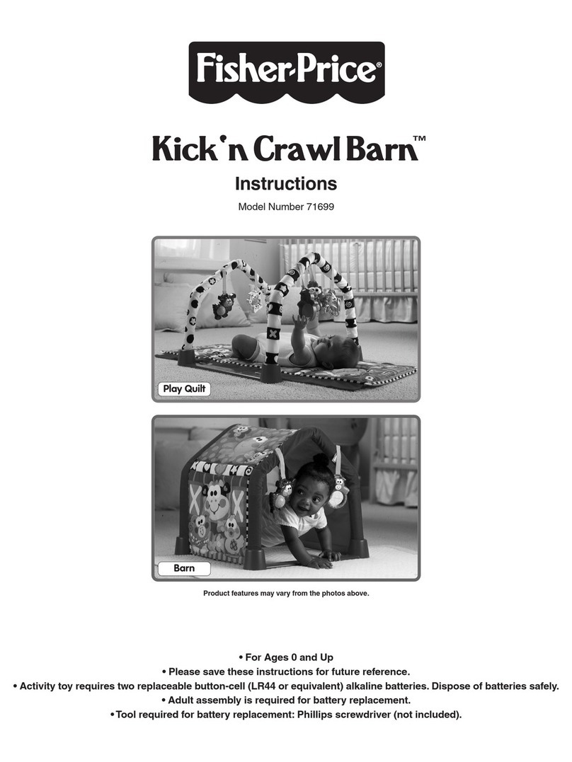 Fisher-Price KICK`N CRAWL BARN 71699 instructions