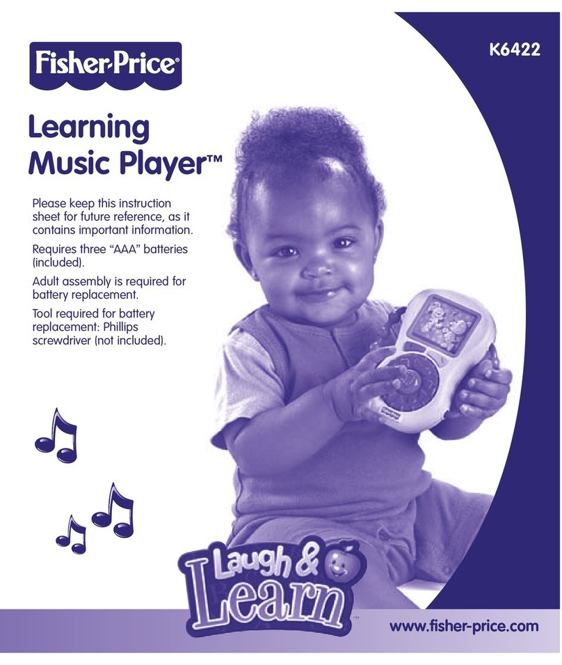 Fisher-Price Laugh & Learn K6422 instruction sheet