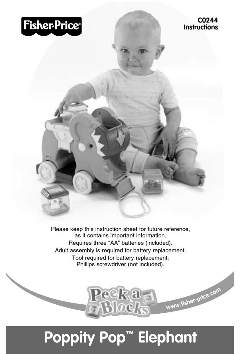 Fisher-Price Peek-a-Blocks C0244 User manual
