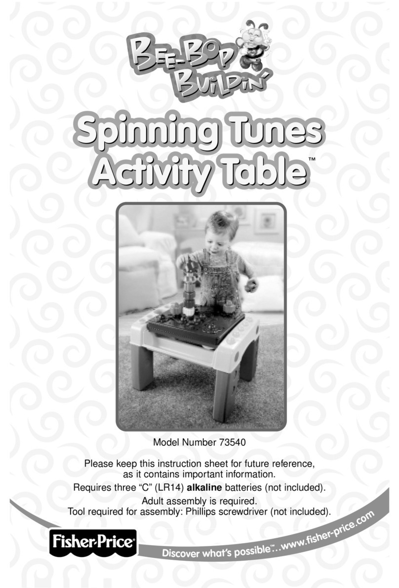 Fisher-Price BIB-BOP BUILDIN 73540 user manual