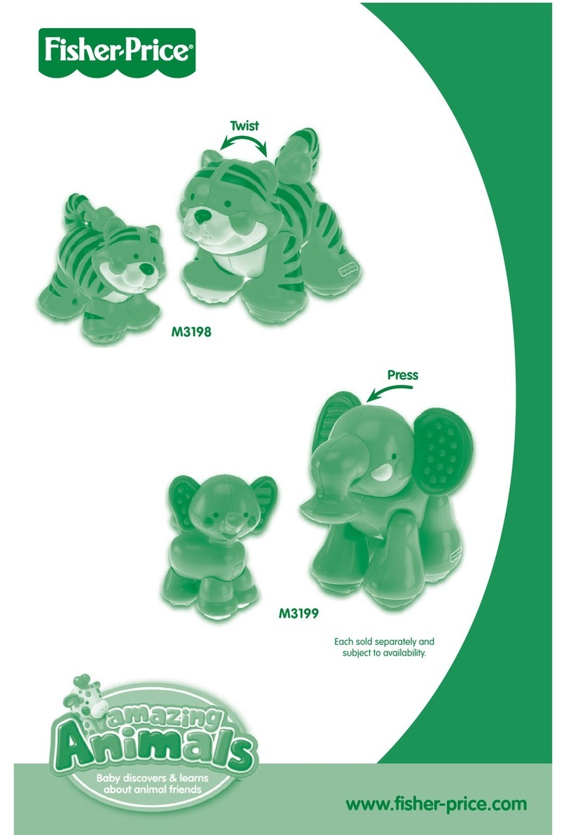 Fisher-Price AMAZING ANIMALS M3198 user manual