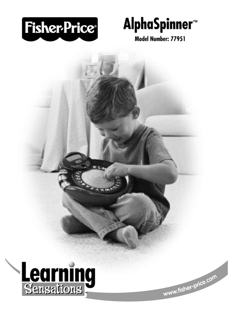 Fisher-Price ALPHASPINNER 77951 user manual