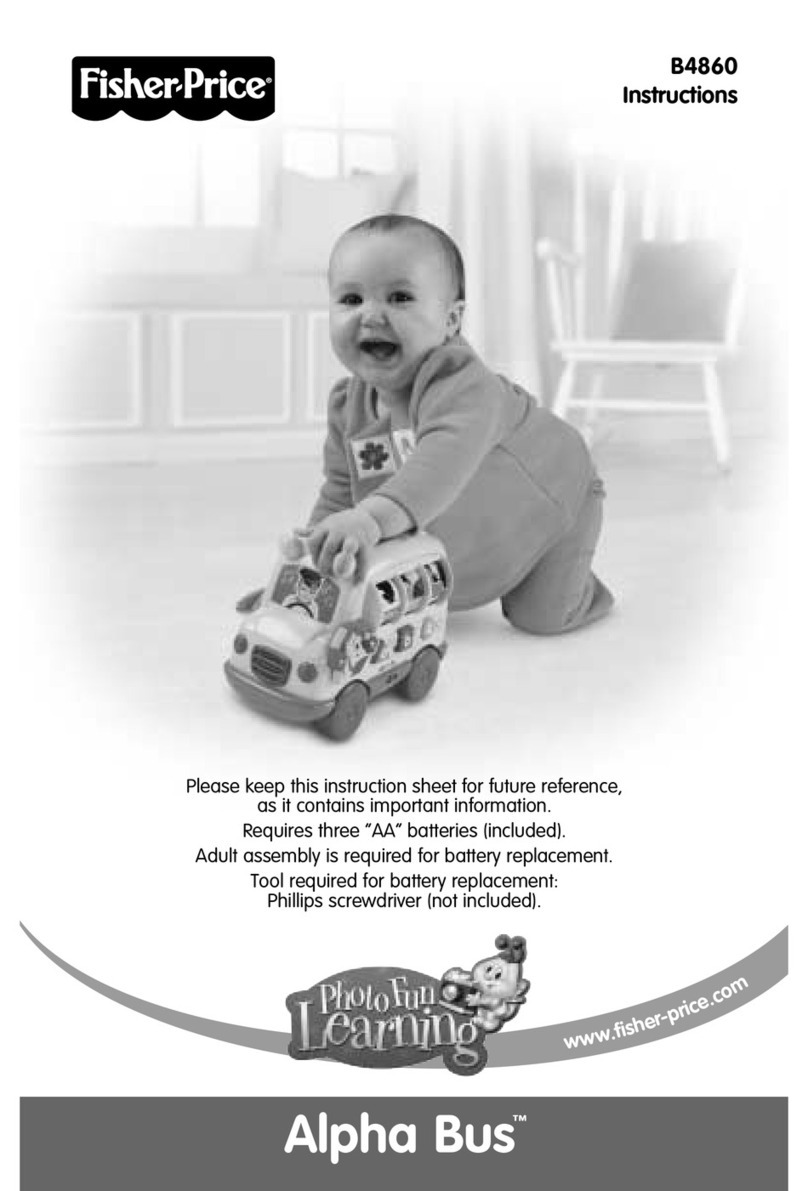 Fisher-Price ALPHA BUS B4860 instructions