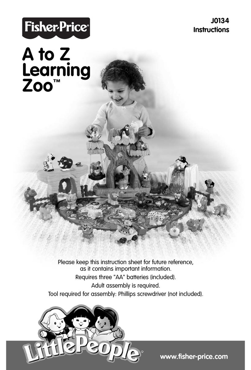 Fisher-Price A TO Z LEARNING ZOO J0134 User manual Fisher-Price A TO Z LEARNING ZOO J0134 User manual