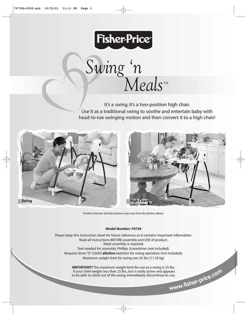 Fisher-Price SWING 'N MEALS 79739 user manual