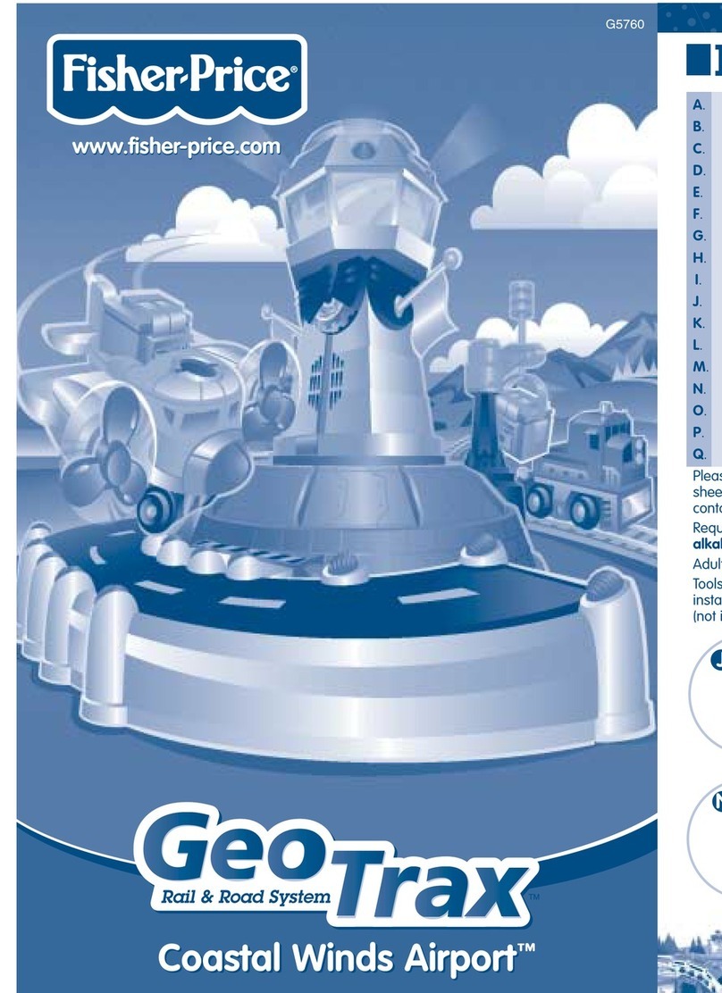 Fisher-Price GEO TRAX G5760 user manual