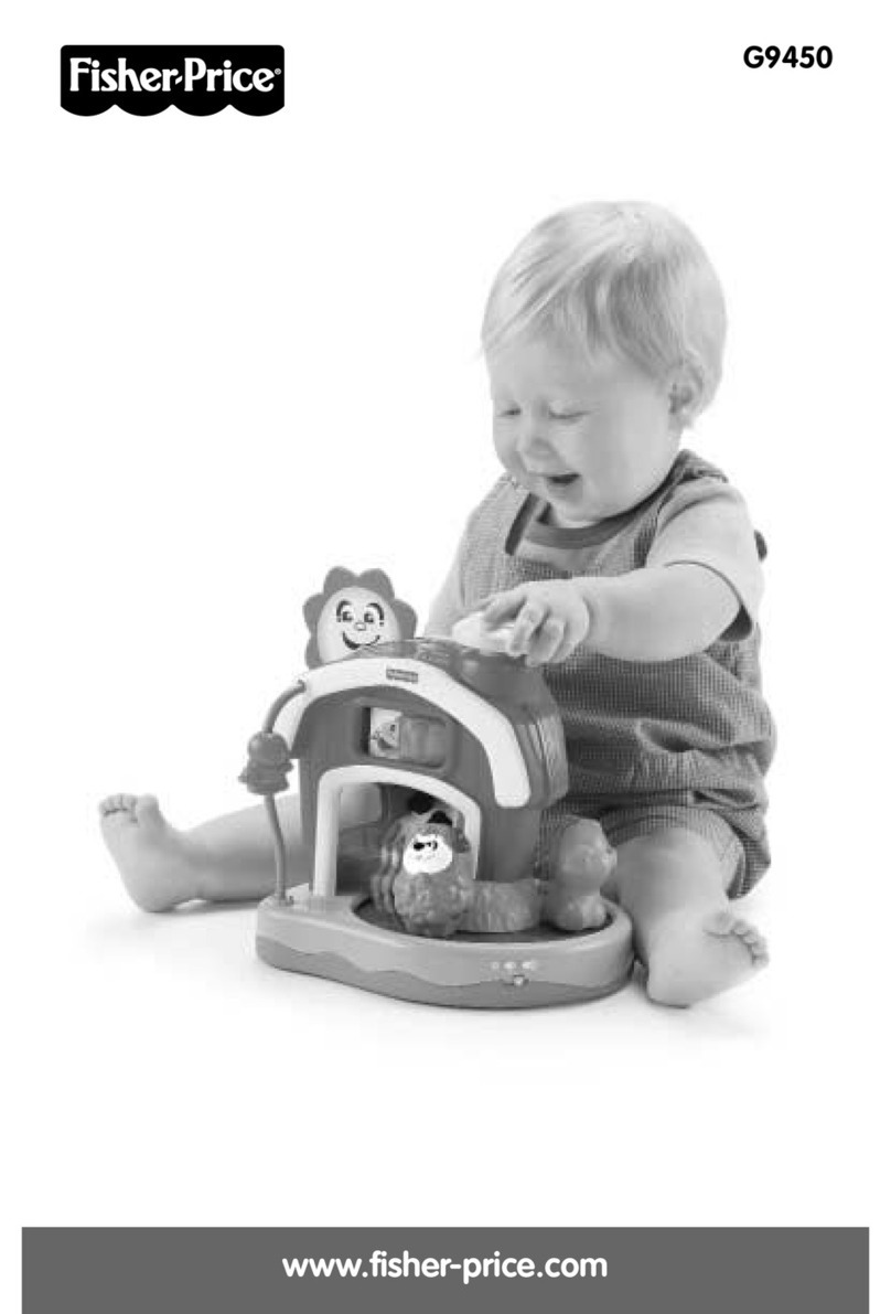Fisher-Price G9450 instruction sheet