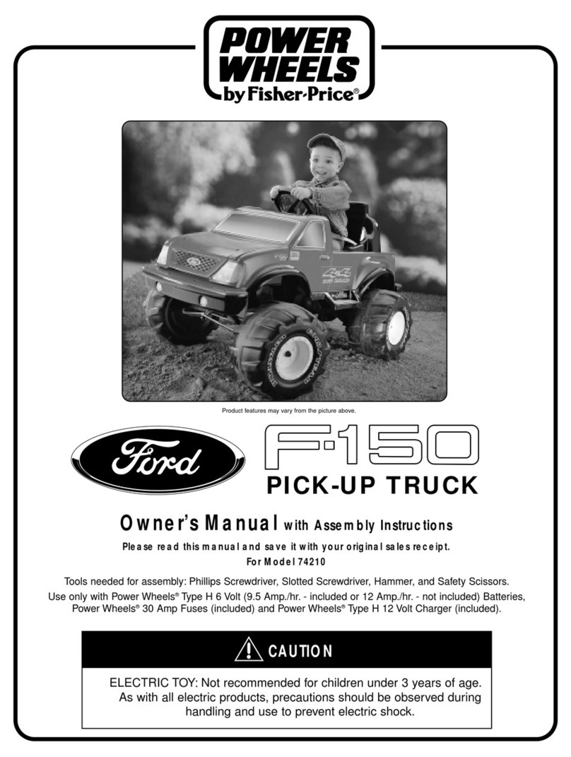 Power Wheels FORD 74210 owner's manual