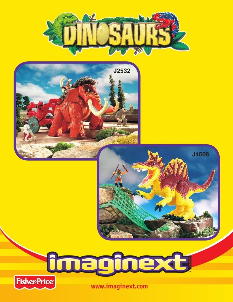 Fisher-Price DINASOURS J2532 User manual