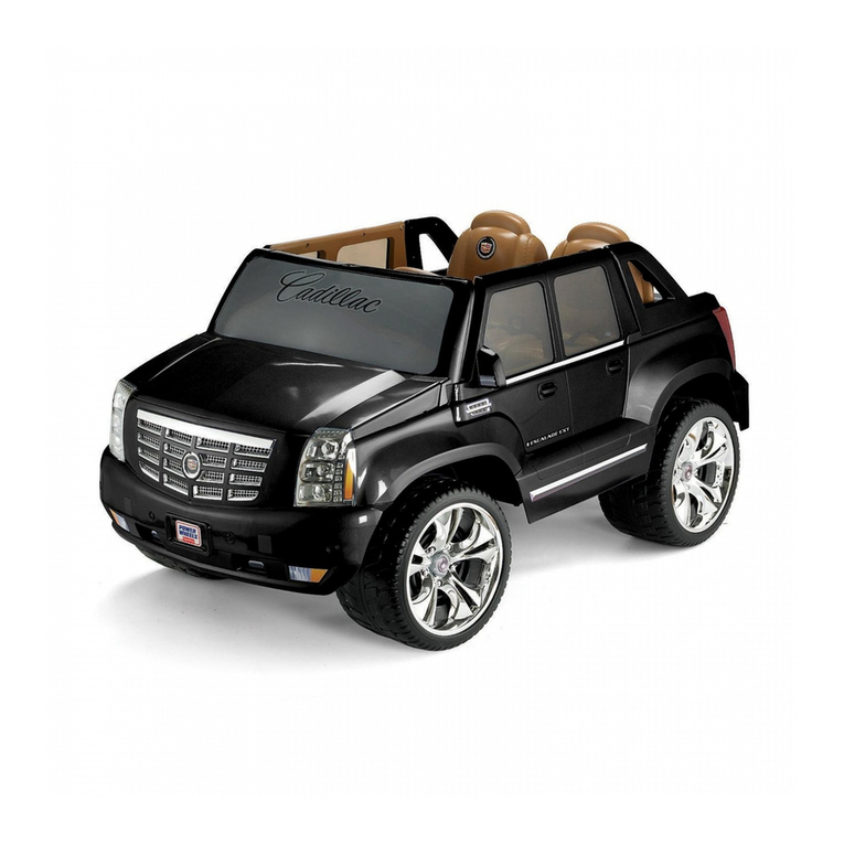 Power Wheels CADILLAC ESCALADE CUSTOM EDITION N8417 owner's manual