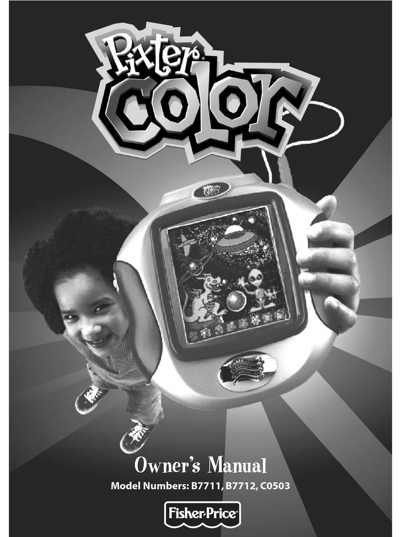 Fisher-Price PIXTER COLOR B7711 owner's manual Fisher-Price PIXTER COLOR B7711 owner's manual