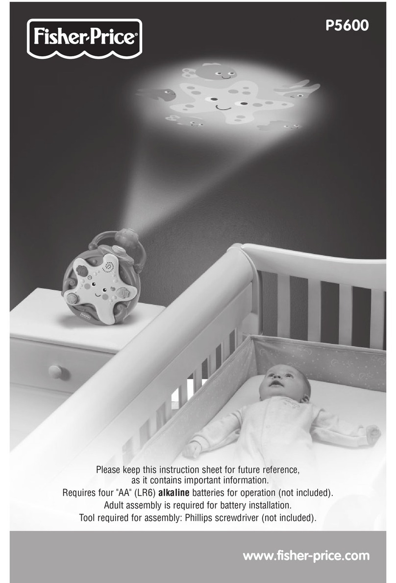 Fisher-Price P5600 instruction sheet