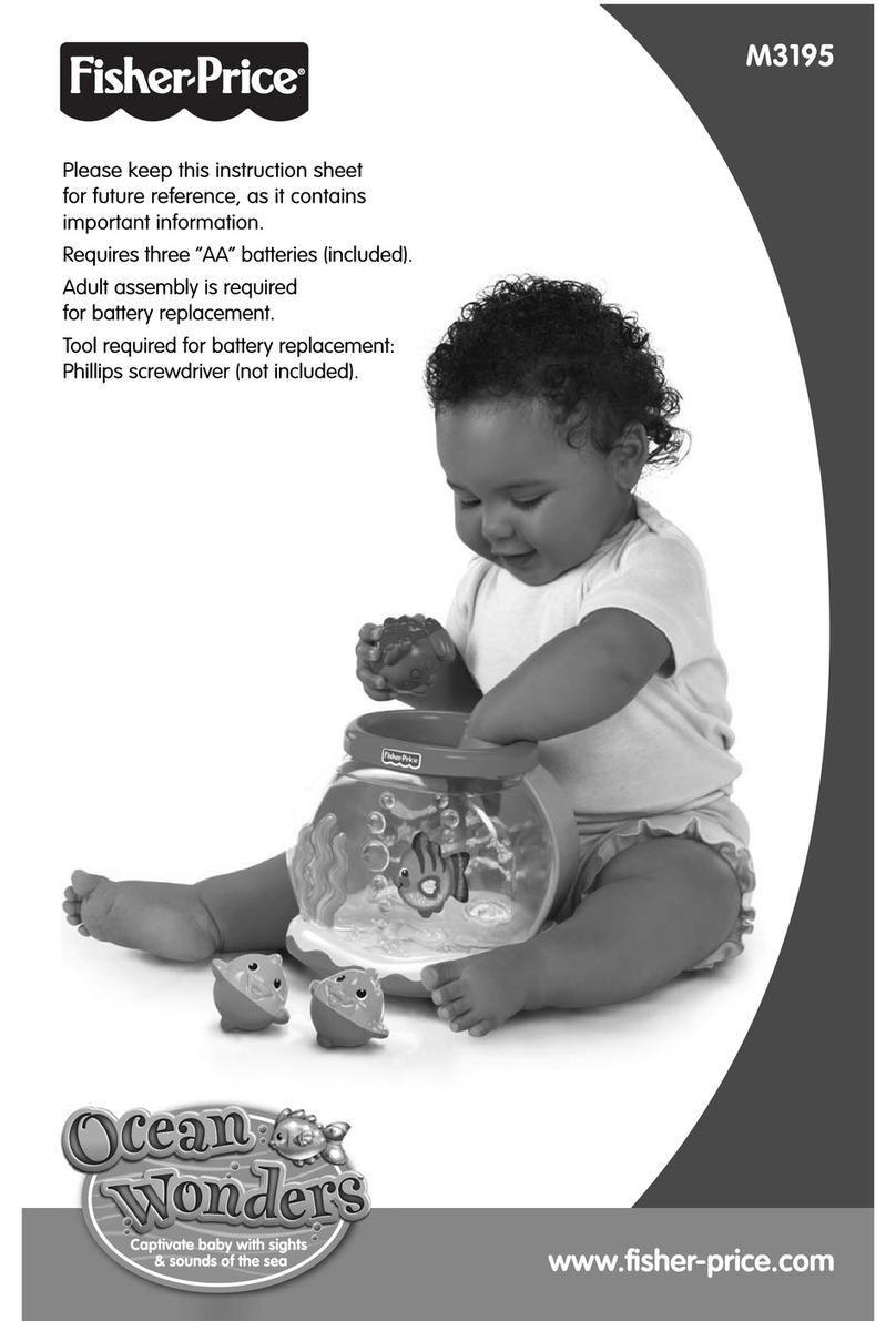 Fisher-Price OCEAN WONDERS M3195 instruction sheet