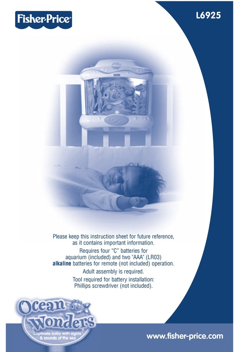 Fisher-Price OCEAN WONDERS L6925 instruction sheet Fisher-Price OCEAN WONDERS L6925 instruction sheet