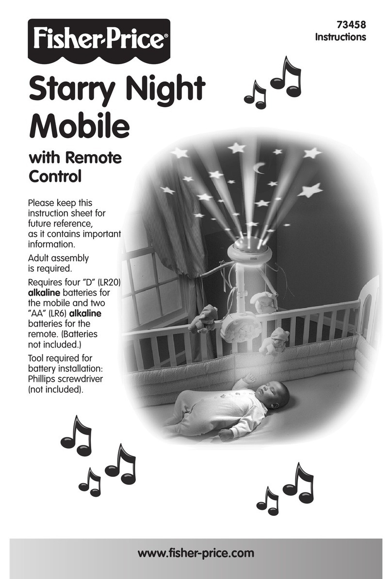 Fisher-Price STARRY NIGHT MOBILE 73458 instructions