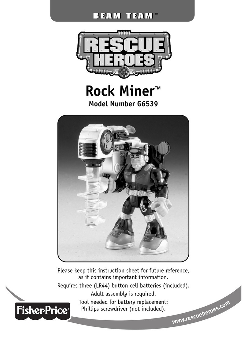 Fisher-Price ROCK MINER G6539 User manual