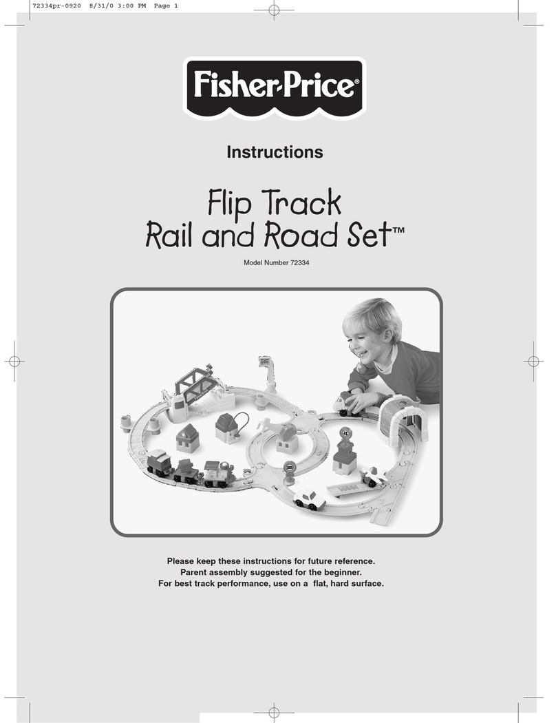 Fisher-Price RAIL AND ROAD SET 72334 instructions