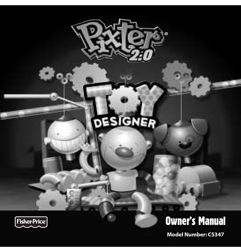 Fisher-Price PIXTER TOY DESIGNER C5347 owner's manual