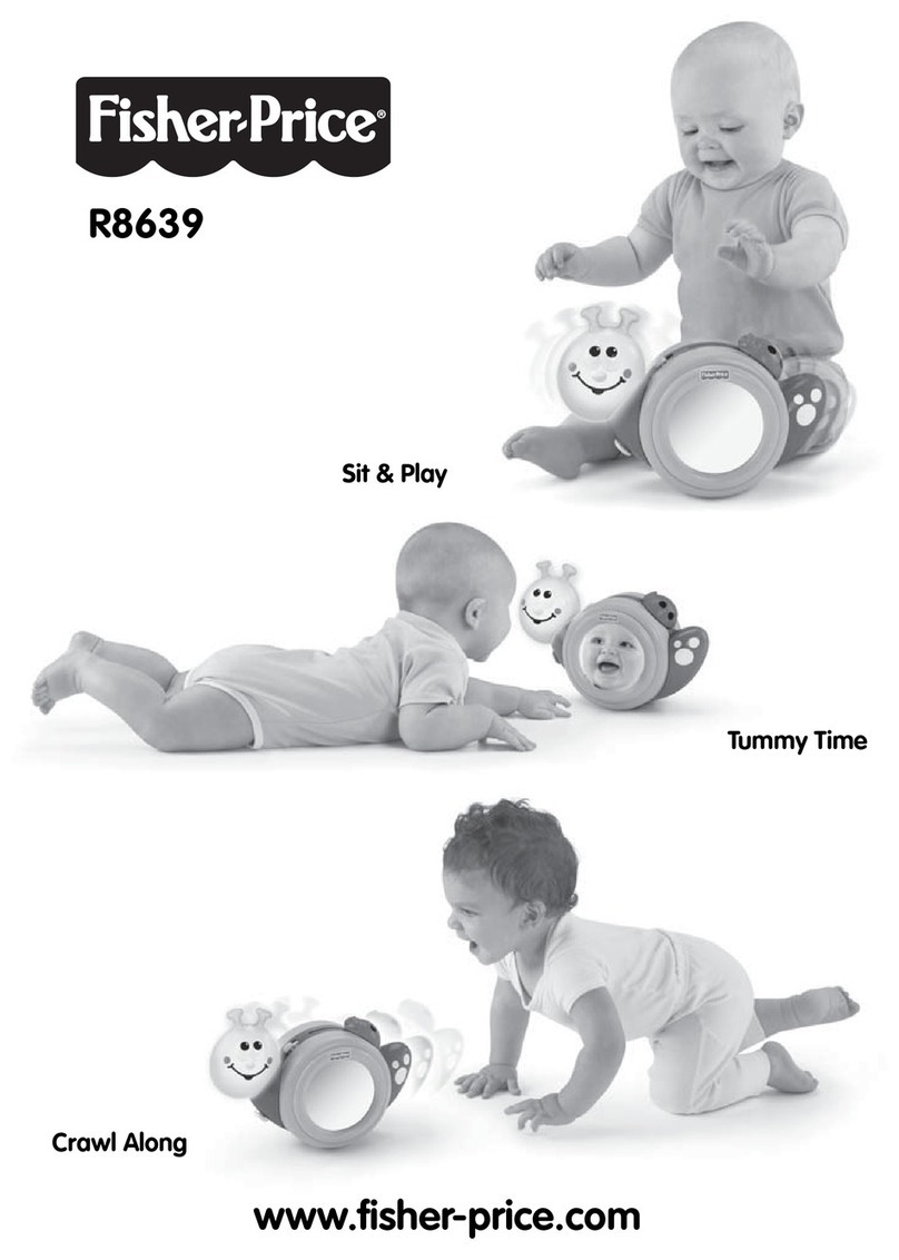 Fisher-Price R8639 instruction sheet