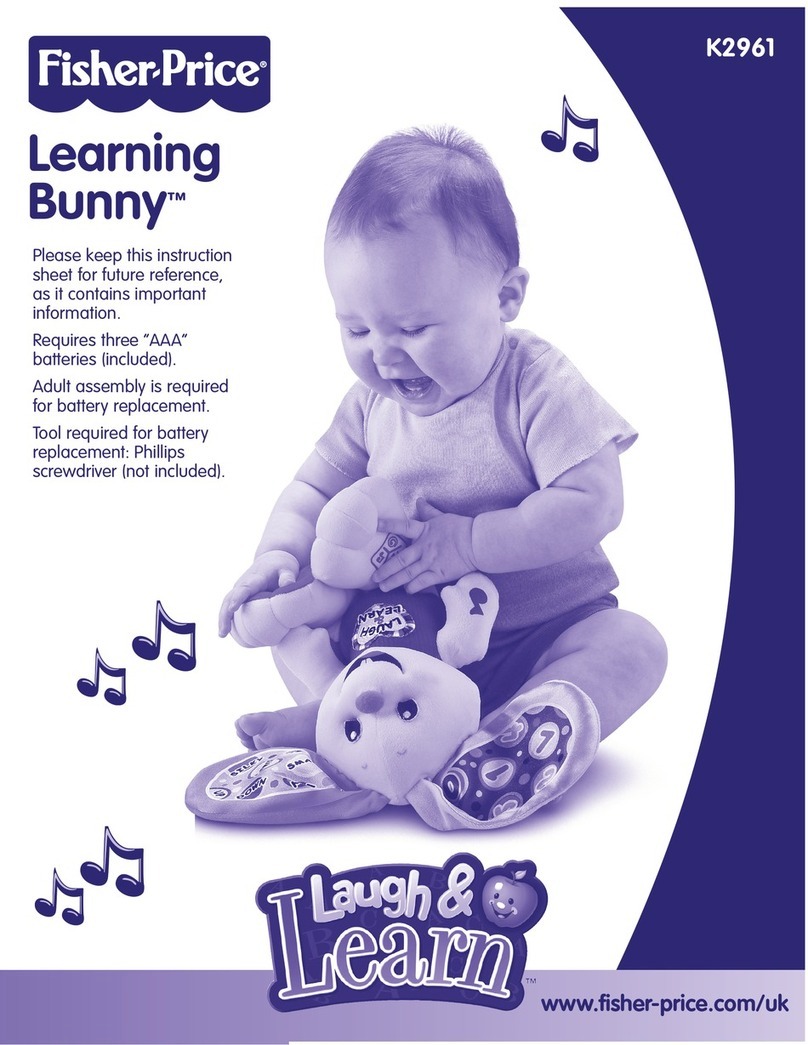 Fisher-Price LEARNING BUNNY G2810 User manual