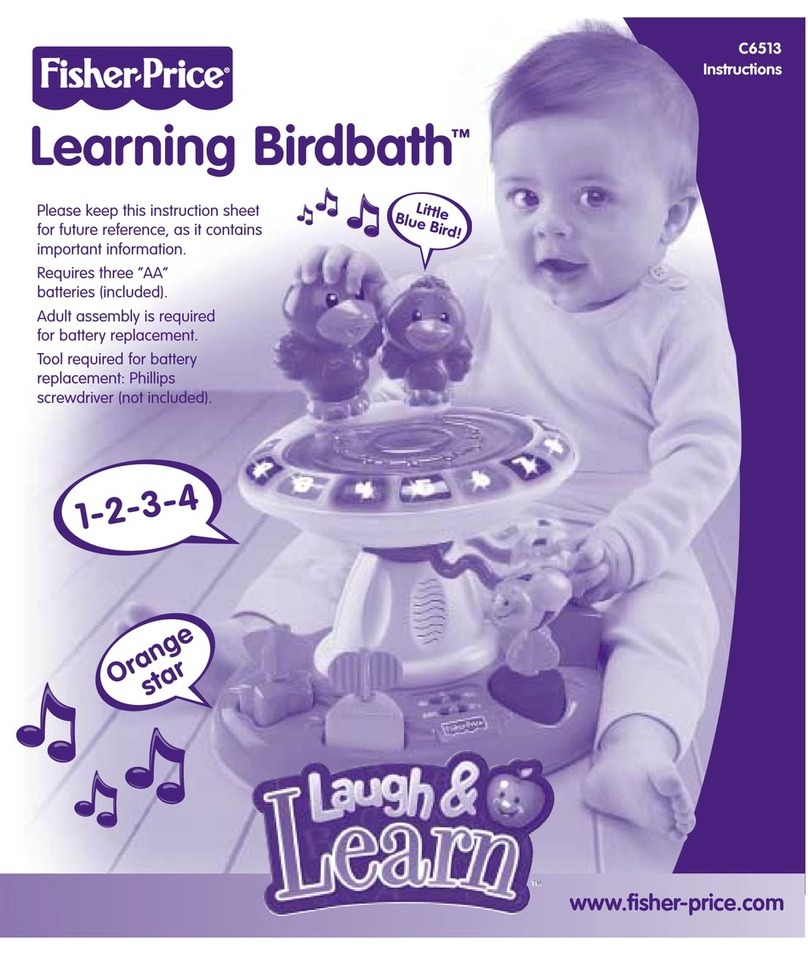 Fisher-Price Laugh&Learn LEARNING BIRDBATH C6513 instructions Fisher-Price Laugh&Learn LEARNING BIRDBATH C6513 instructions