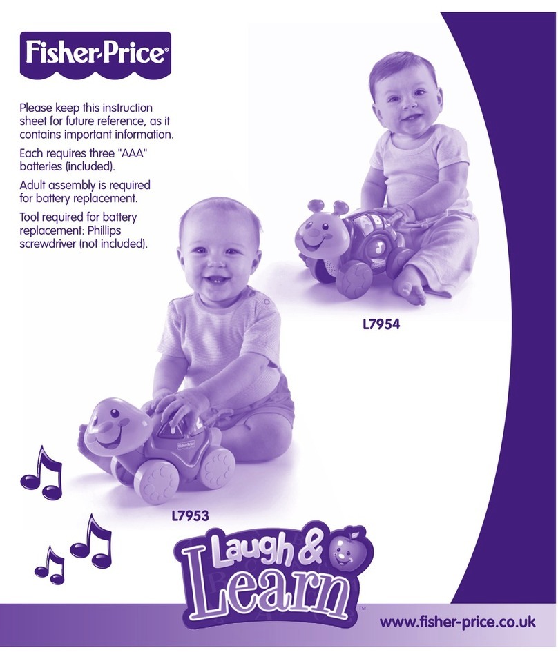 Fisher-Price LAUGH & LEARN L7953 user manual Fisher-Price LAUGH & LEARN L7953 user manual