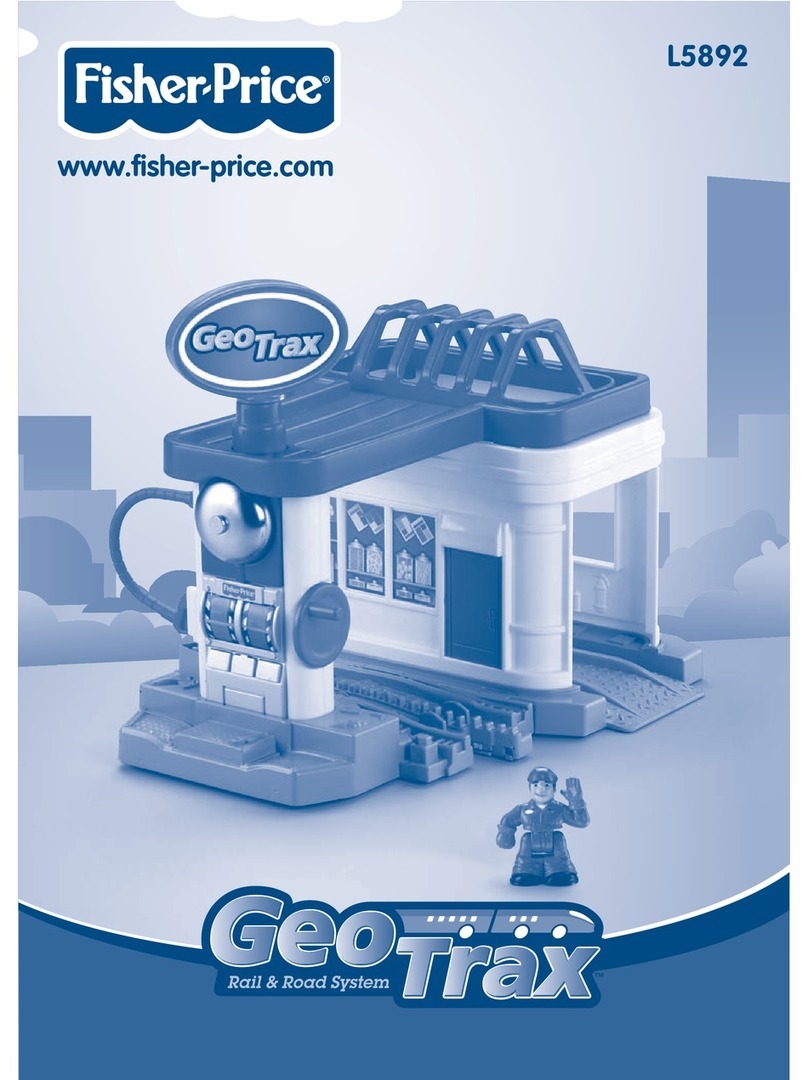 Fisher-Price GeoTrax L5892 instruction sheet Fisher-Price GeoTrax L5892 instruction sheet