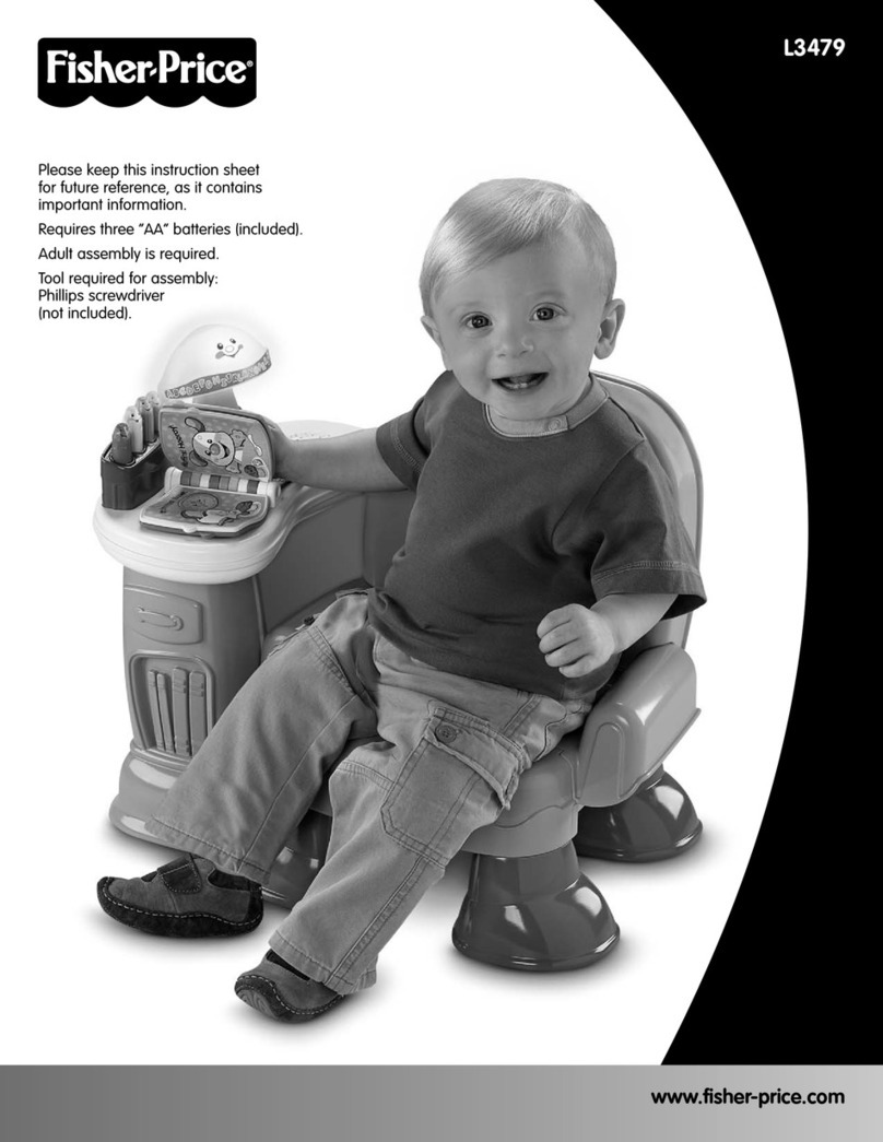Fisher-Price L3479 instruction sheet