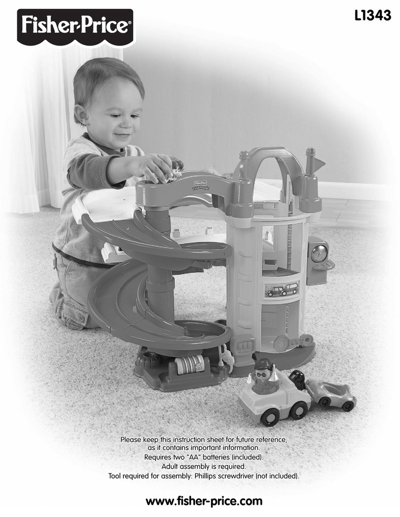 Fisher-Price L1343 instruction sheet