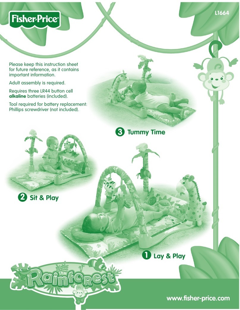 Fisher-Price RainForest L1664 instruction sheet
