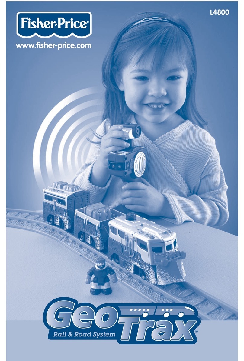 Fisher-Price GeoTrax L4800 instruction sheet