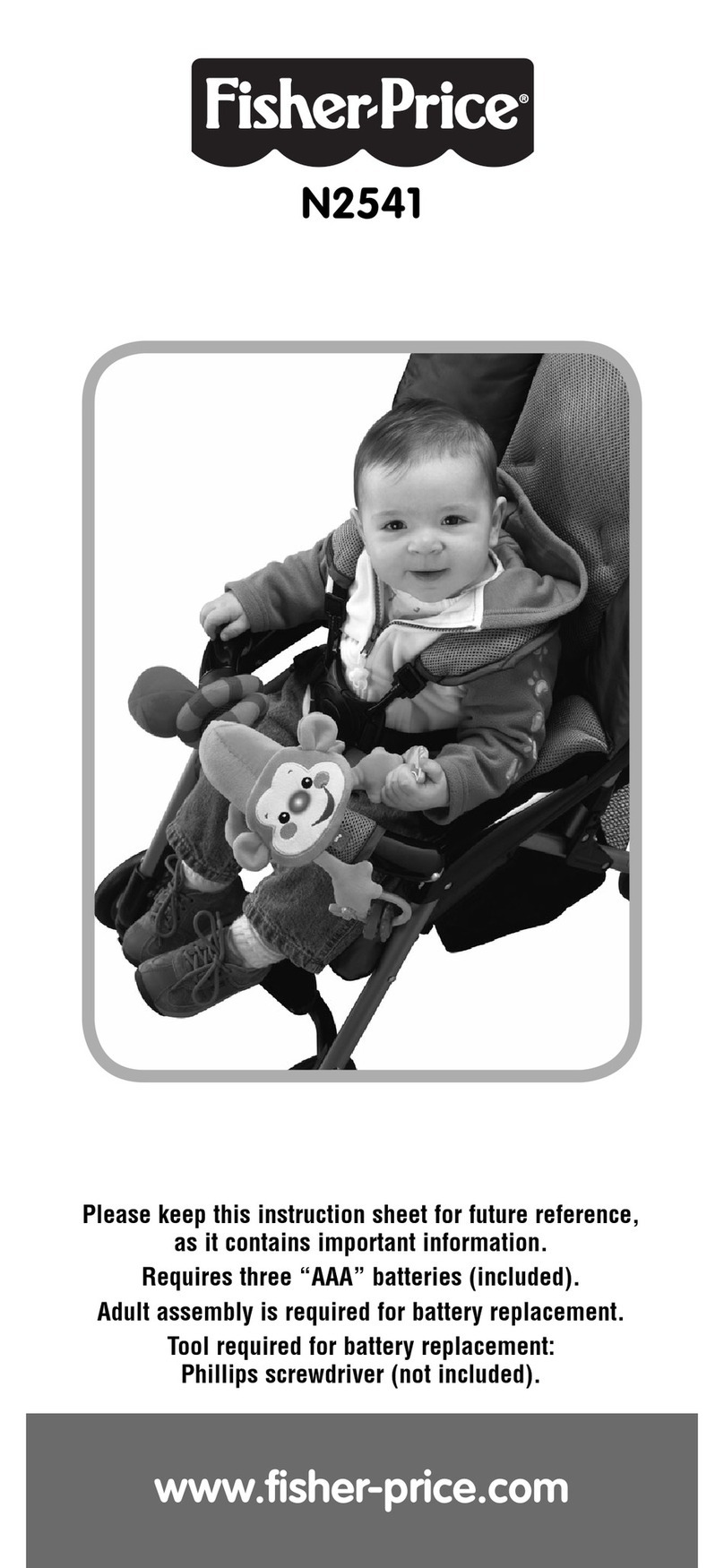 Fisher-Price N2541 instruction sheet Fisher-Price N2541 instruction sheet