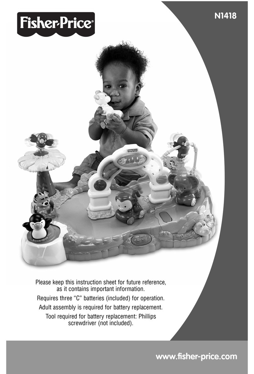 Fisher-Price N1418 instruction sheet