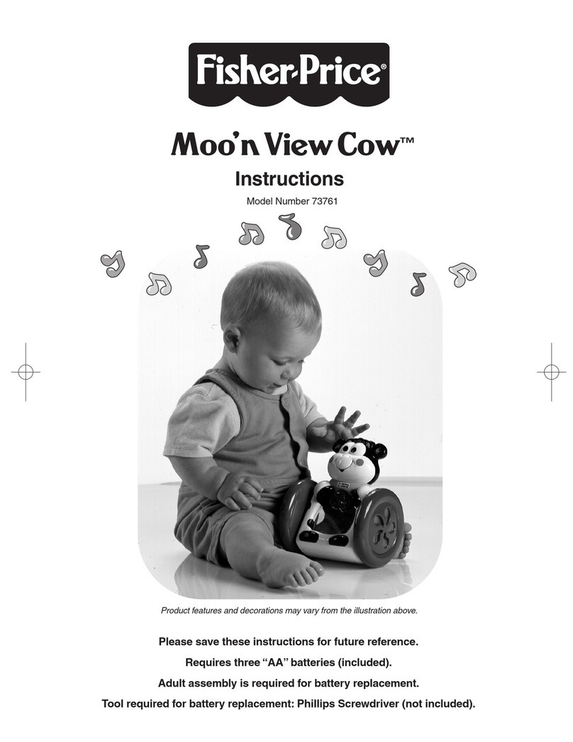 Fisher-Price MOO'N VIEW COW 73761 instructions