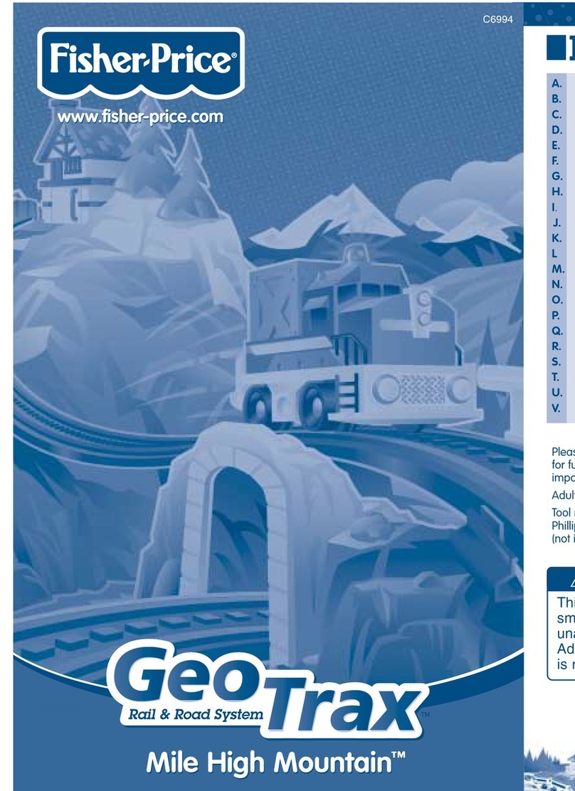 Fisher-Price GeoTrax MILE HIGH MOUNTAIN C6994 user manual