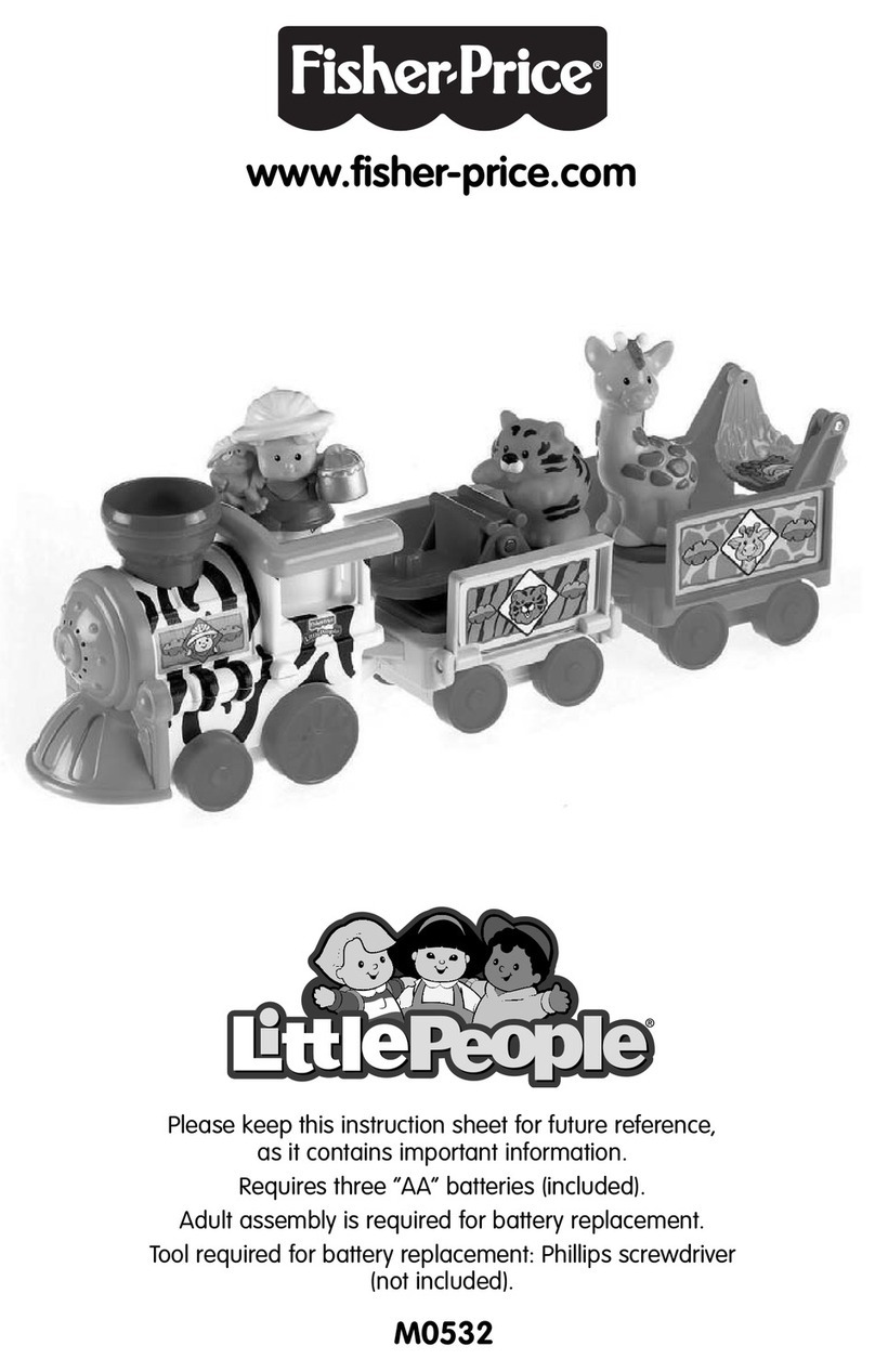 Fisher-Price Little People M0532 instruction sheet Fisher-Price Little People M0532 instruction sheet
