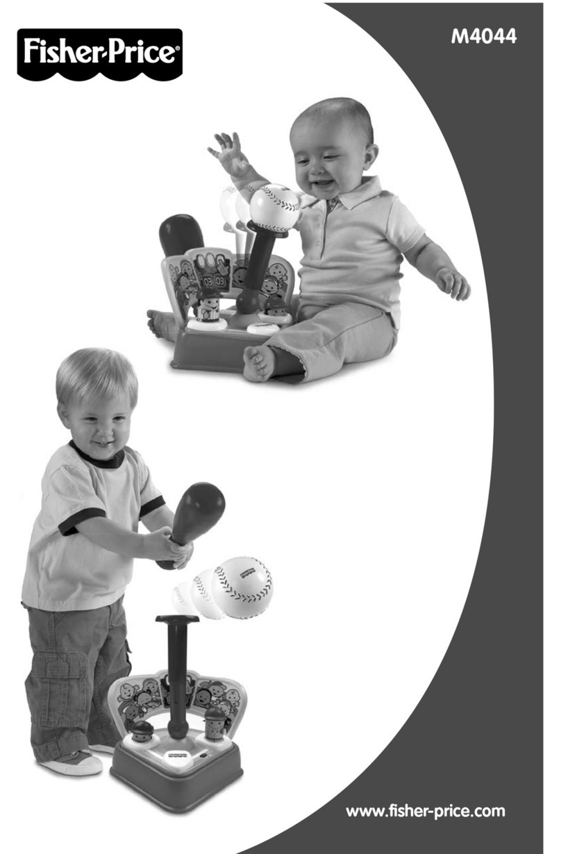 Fisher-Price M4044 instruction sheet