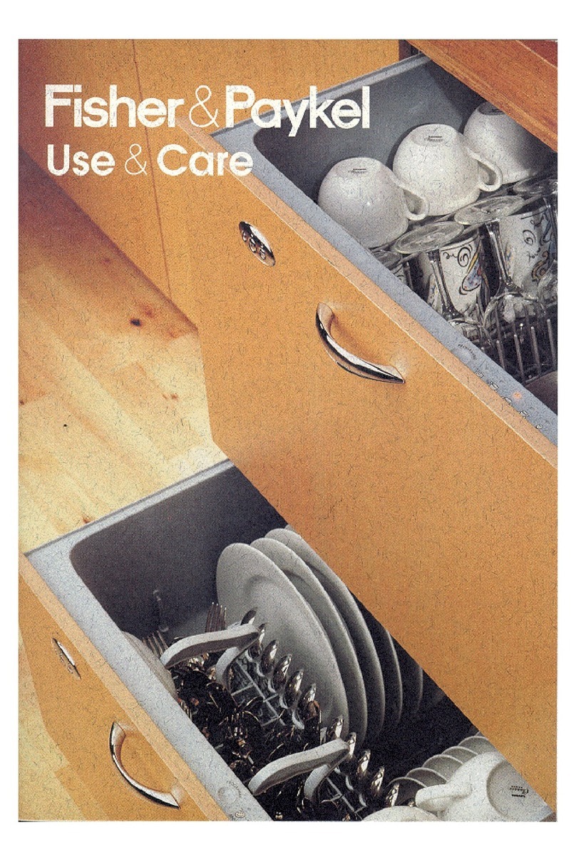 Fisher & Paykel DishDrawer DS602 User manual