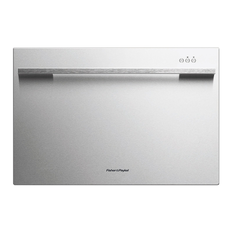 Fisher & Paykel DishDrawer DD60 Series User manual Fisher & Paykel DishDrawer DD60 Series User manual